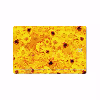برچسب پوششی ماهوت مدل Yellow-Flower مناسب برای تبلت سامسونگ Galaxy Tab S3 9.7 2017 T825