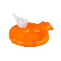 جاشمعی سرامیکی مدل پرنده طرح انار