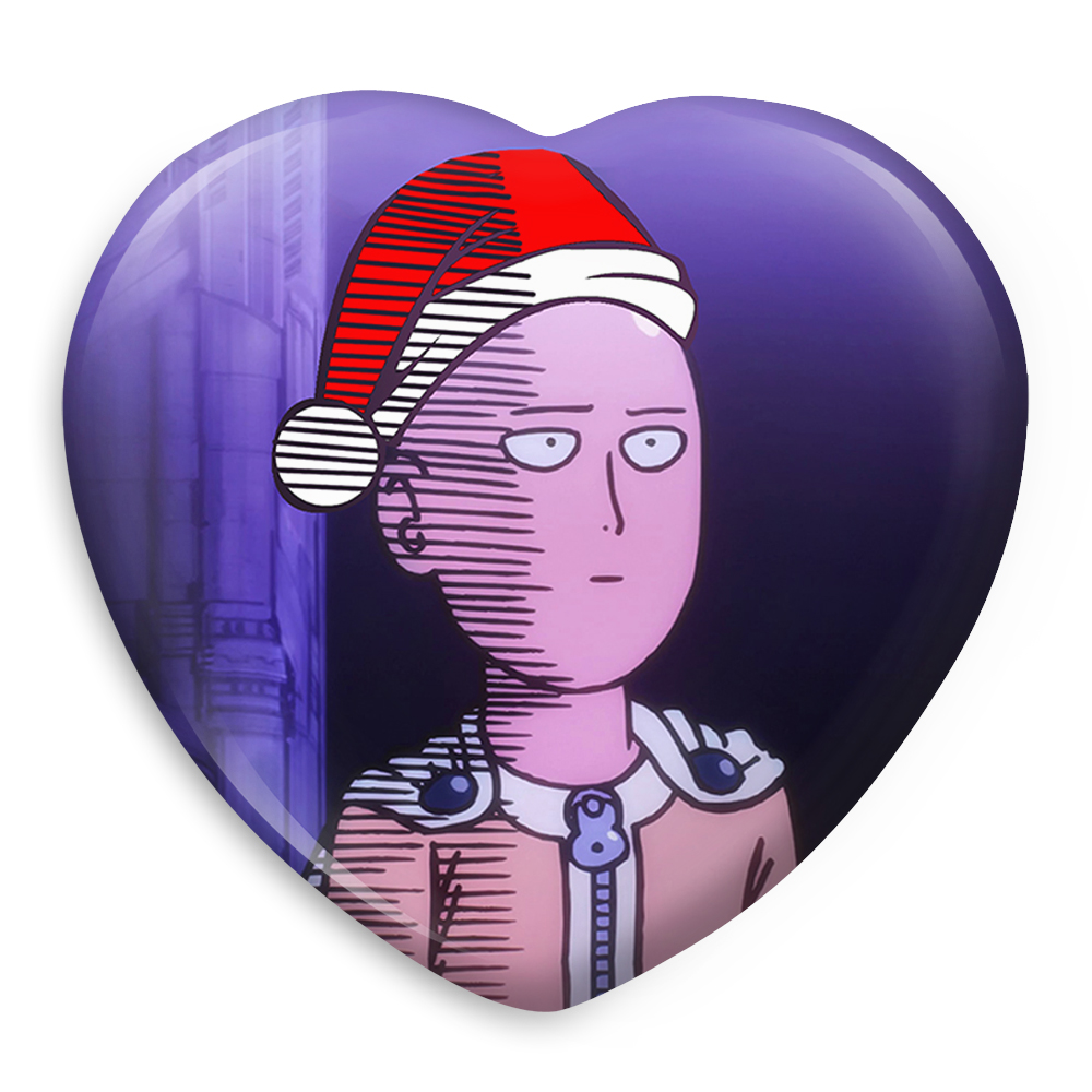 پیکسل خندالو طرح سایتاما انیمه مرد تک مشتی مدل قلبی کد 11403