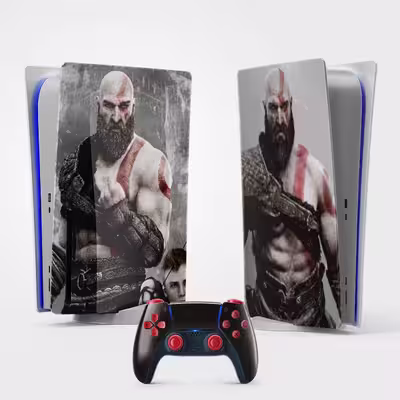 برچسب کنسول بازی پلی استیشن 5 مدل god of war -کد1