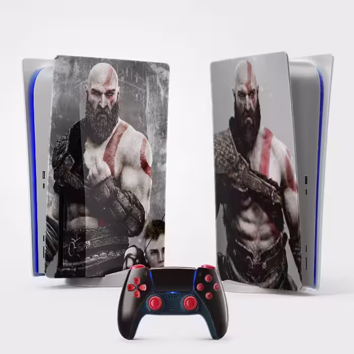 برچسب کنسول بازی پلی استیشن 5 مدل god of war -کد1
