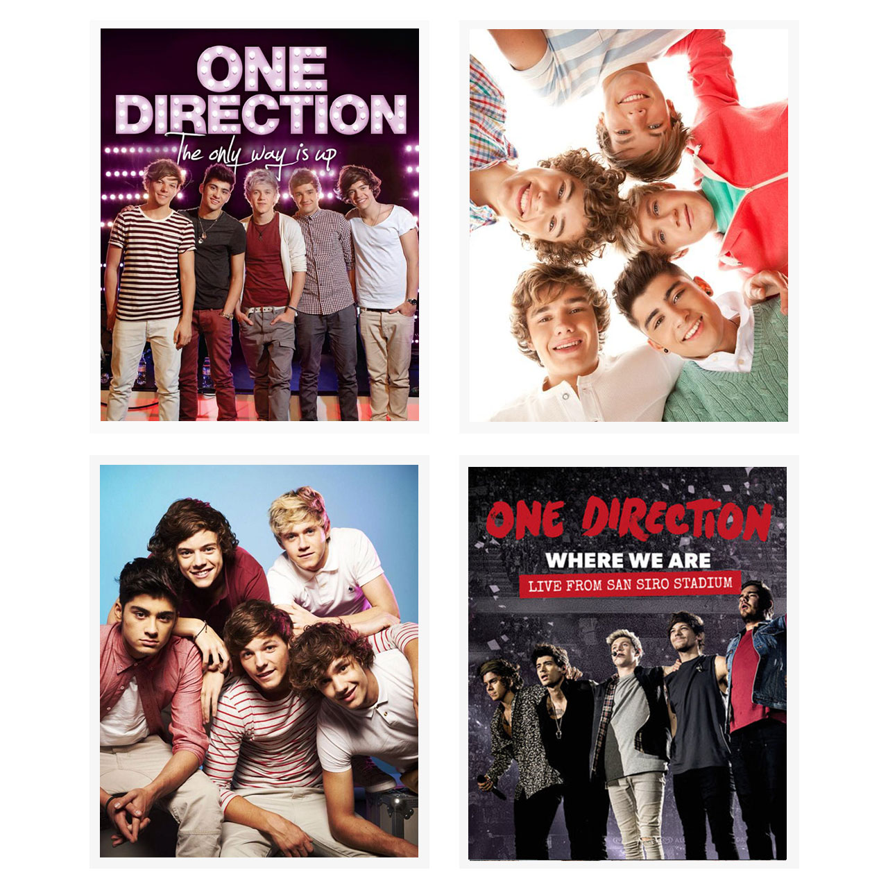  آویز تزیینی طرح وان دایرکشن مدل O3 مجموعه 4 عددی