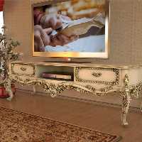 میز تلویزیون چوبی سلطنتی مدل یلدا 