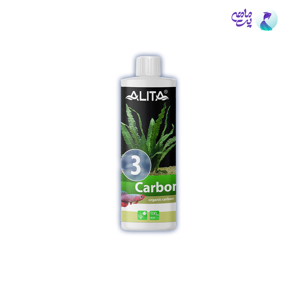 محلول کربن آلیتا carbon 3 حجم 500 میلی لیتر
