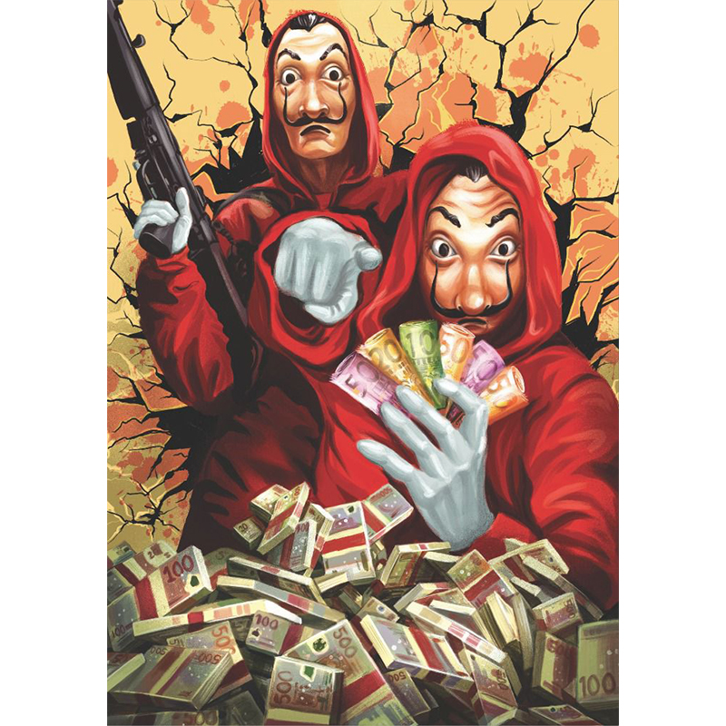 پازل 1000 تکه مدل money heist کد 2898