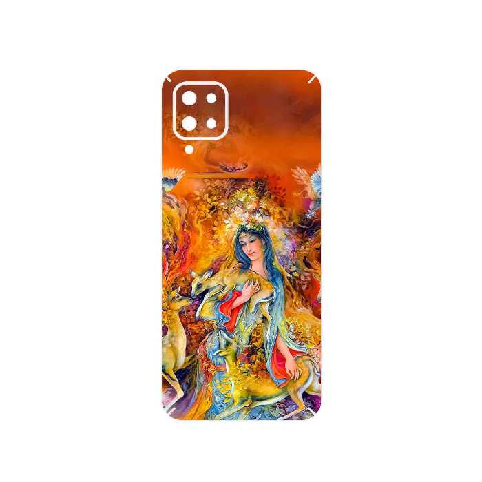 برچسب پوششی ماهوت مدل Persian miniature 2 مناسب برای گوشی موبایل سامسونگ Galaxy A12
