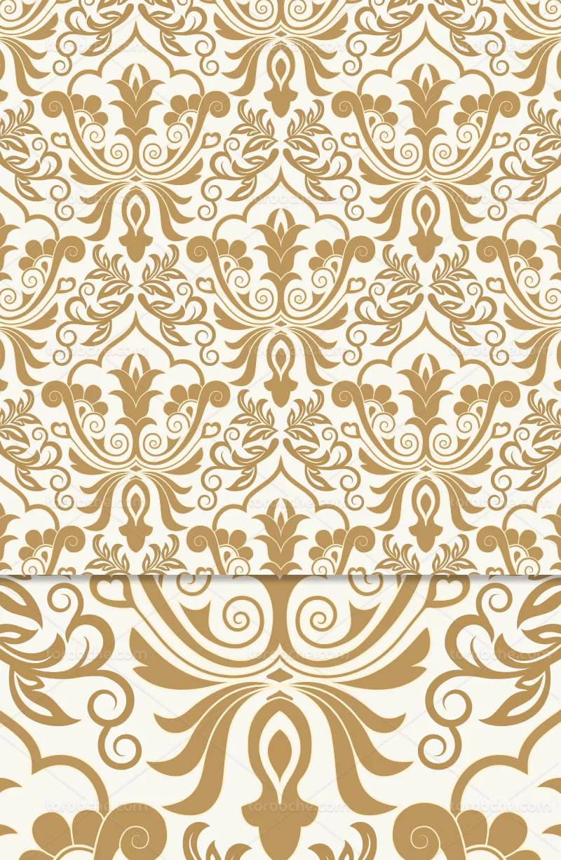 وکتور پس زمینه سنتی طلایی | گرافیک با طعم تربچه