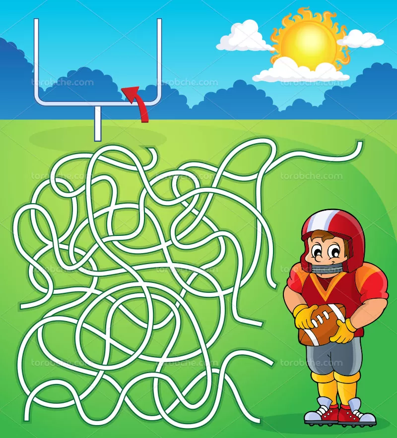 فایل وکتور بازی مسیریابی | گرافیک با طعم تربچه