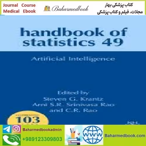 Handbook of Statistics Volume 48 to Volume 49 2023 TRUE