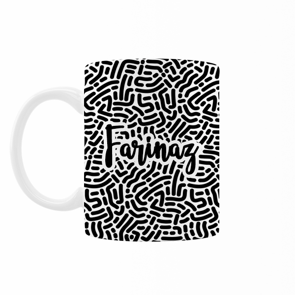 ماگ رژارت مدل اسم فریناز