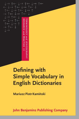 خرید و دانلود نسخه کامل کتاب Defining with Simple Vocabulary in English Dictionaries