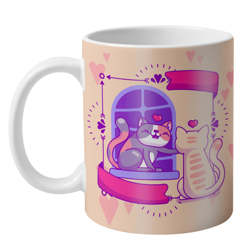 ماگ طرح روز عشق