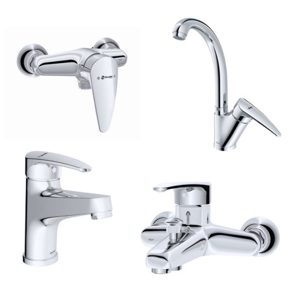 ست شیرآلات شودر مدل مانا