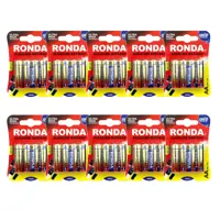 باتری قلمی روندا مدل Ultra Plus Alkaline LR6 بسته 40 عددی