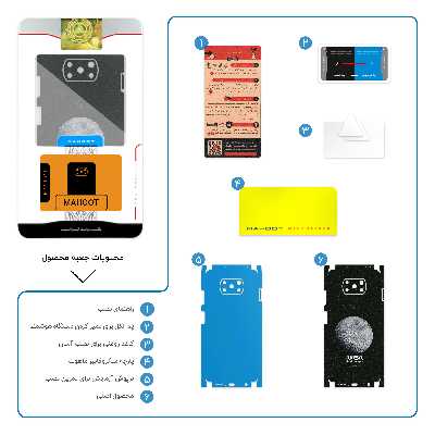 برچسب پوششی ماهوت مدل Moon-By-NASA-FullSkin مناسب برای گوشی موبایل شیائومی Poco X3 NFC