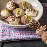 کوکیز کاکائو با فیلینگ شکلات