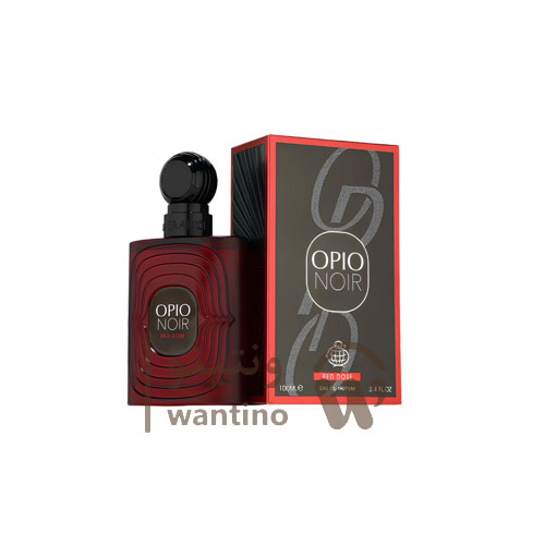 عطر ادکلن زنانه ایو سن لورن بلک اوپیوم اور رد فراگرنس ورد (Fragrance World Yves Saint Laurent Black Opium Over Red)