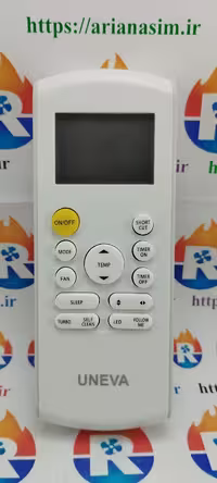 ریموت کنترل کولر اسپلیت یونیوا UNEVA مدل RG57A2/BGEF | آریا سیتی