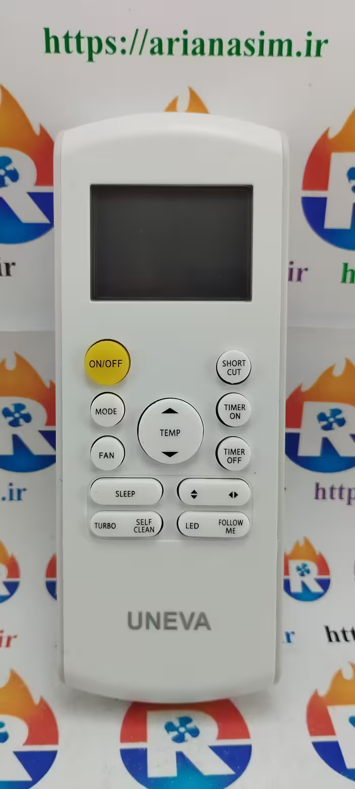 ریموت کنترل کولر اسپلیت یونیوا UNEVA مدل RG57A2/BGEF | آریا سیتی