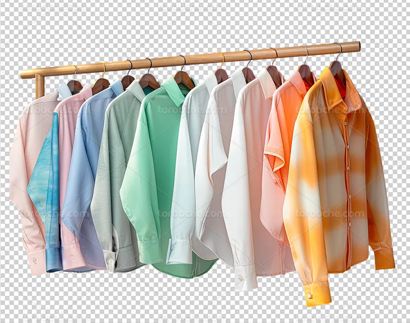 عکس PNG لباس های رنگی مناسب برای طراحی پوشاک | گرافیک با طعم تربچه