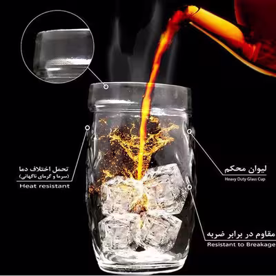 لیوان مدل WHE-1217 بسته 2 عددی