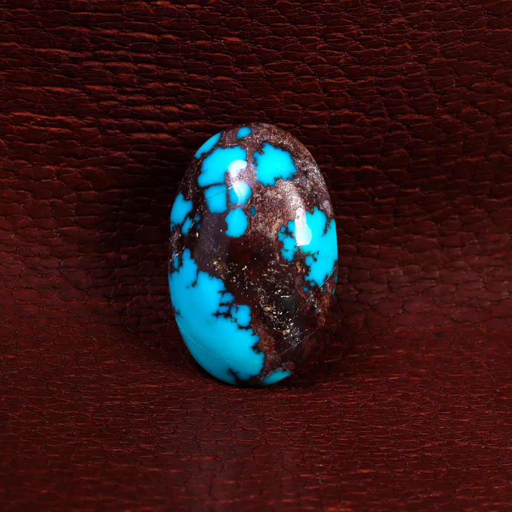 نگین فیروزه شجری کد 15264 - جواهری مشاهیر