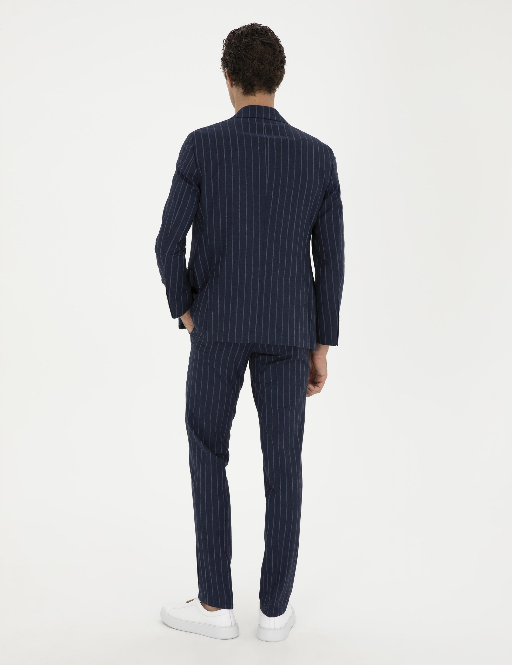 کت و شلوار مردانه سرمه ای تیره کاشارل