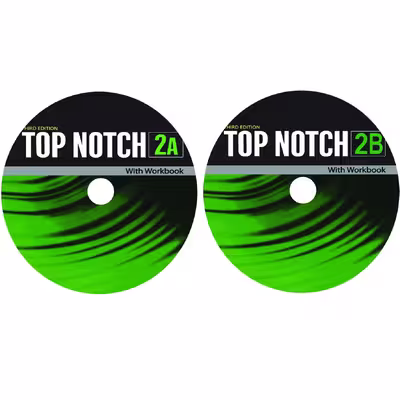 کتاب Top Notch Third Edition اثر Joan Saslow and Allen Ascher انتشارات Pearson دو جلدی