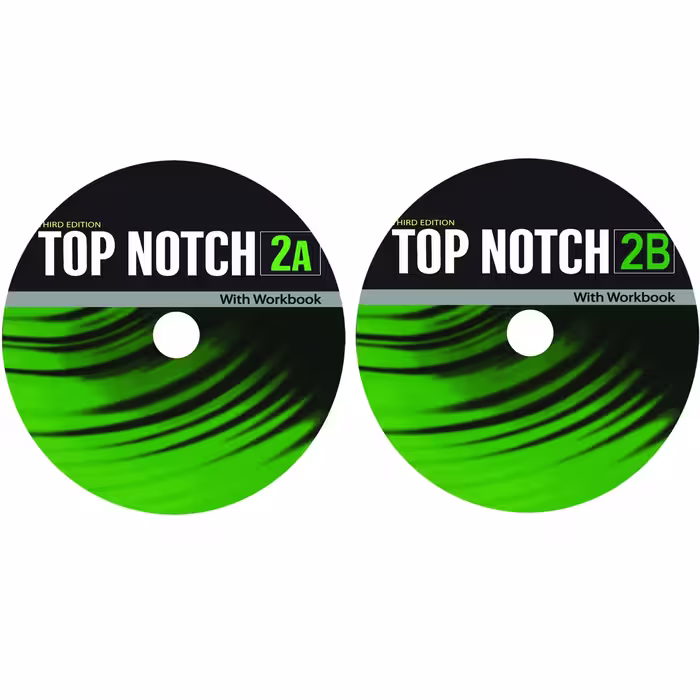 کتاب Top Notch Third Edition اثر Joan Saslow and Allen Ascher انتشارات Pearson دو جلدی