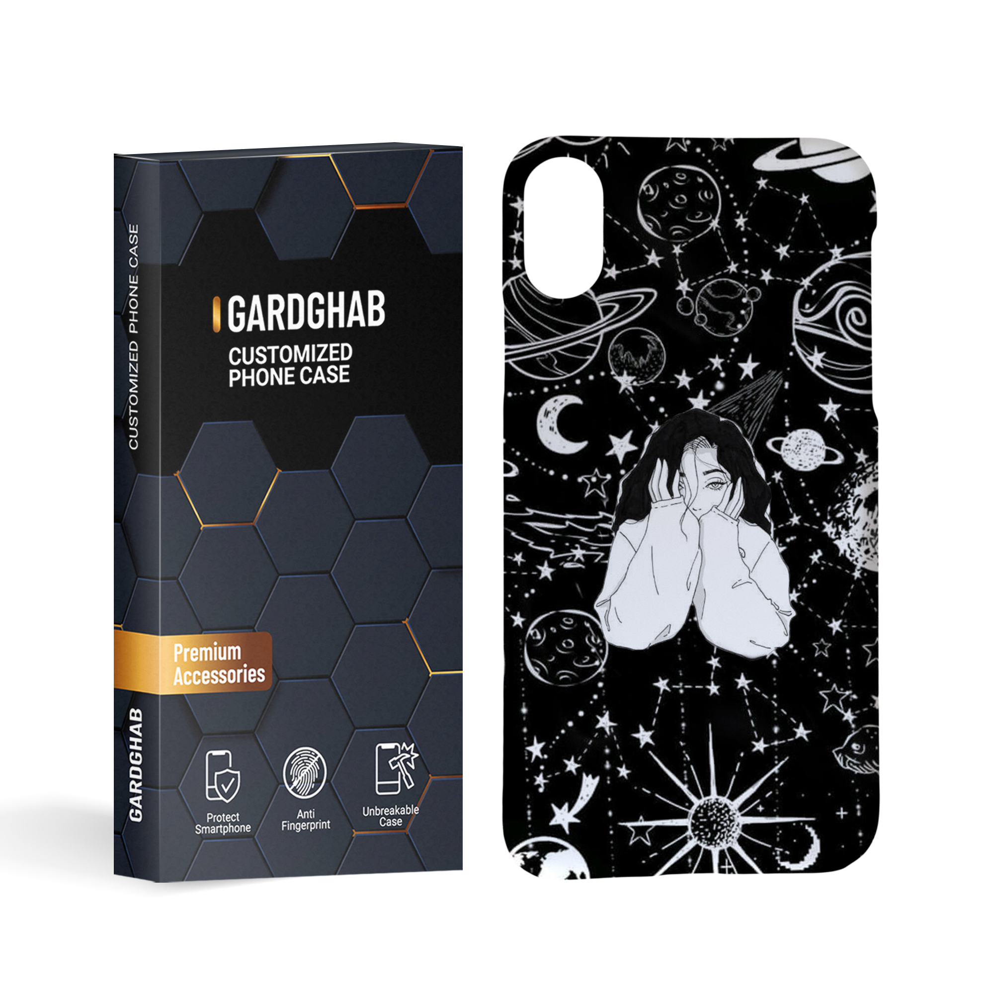 کاور گارد قاب مدل دخترانه مناسب برای گوشی موبایل اپل iPhone x/xs