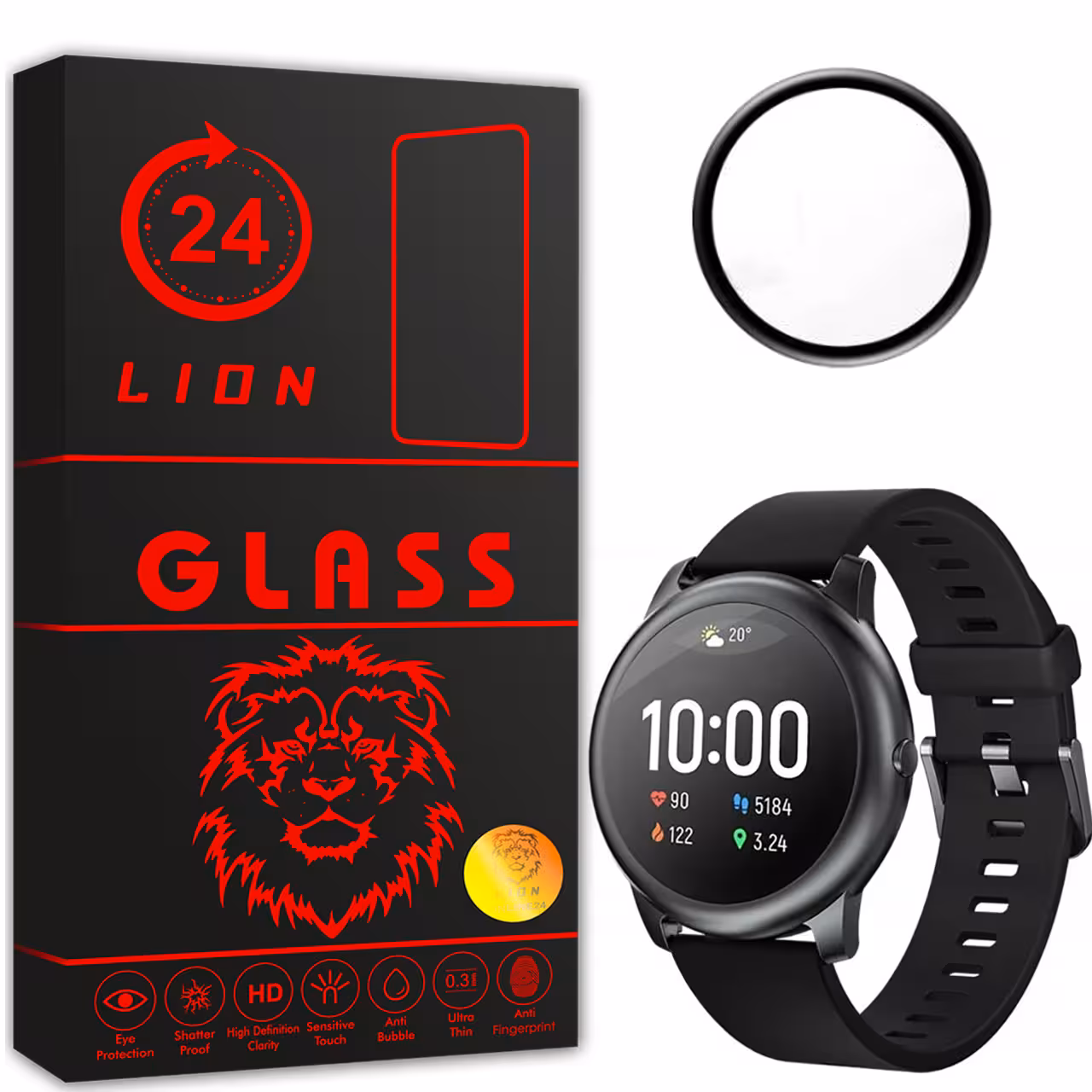 محافظ صفحه نمایش لاین مدل RT007 مناسب برای ساعت هوشمند شیایومی Smart Watch Haylou Solar LS05
