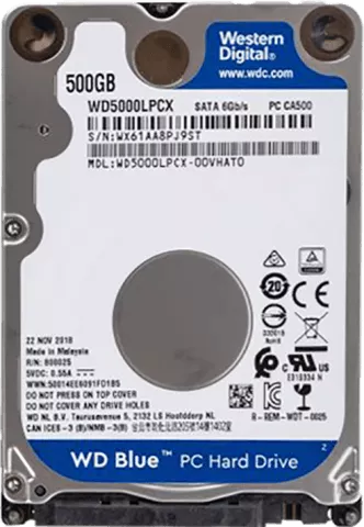 هارد لپ تاپ 500گیگابایت WD مدل BLUE WD5000LPCX