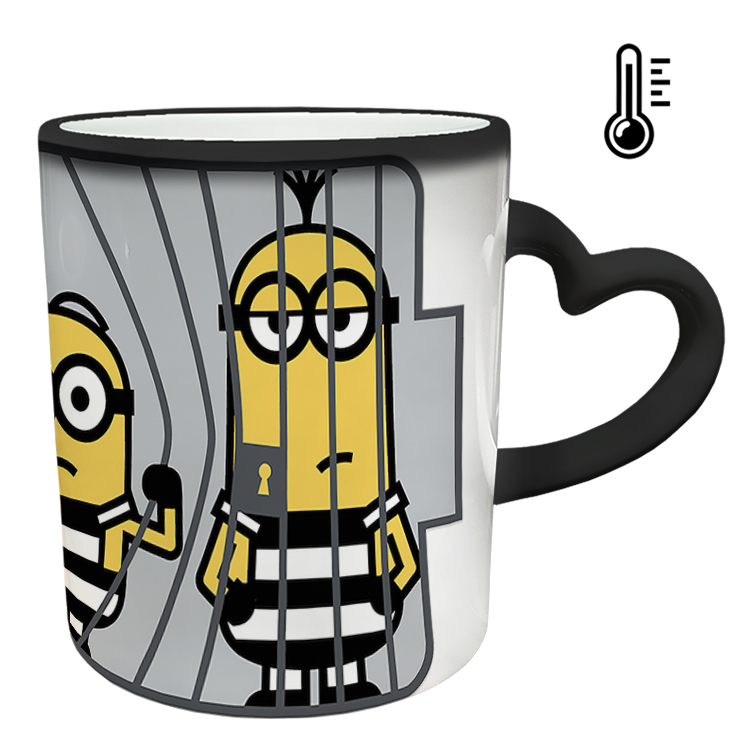 ماگ حرارتی مدل دسته قلبی طرح مینیون کد 97