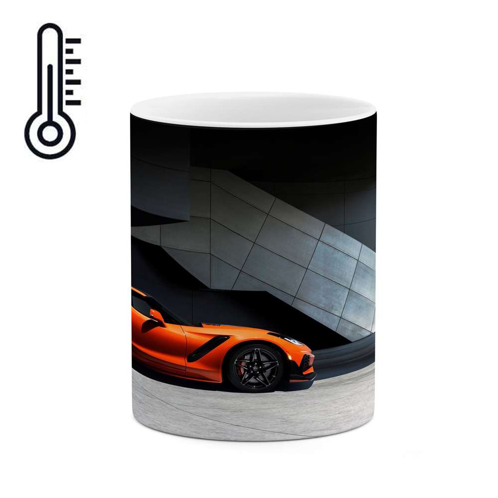 ماگ حرارتی کاکتی طرح ماشین مدل mgh15647