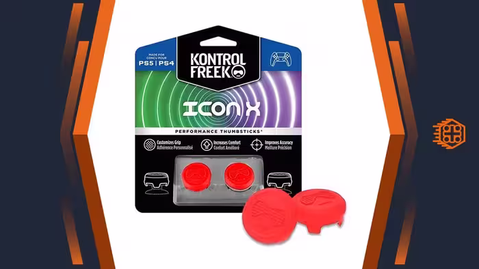 کاور آنالوگ کنترلر KontrolFreek مخصوص پلی استیشن – طرح Icon X Red