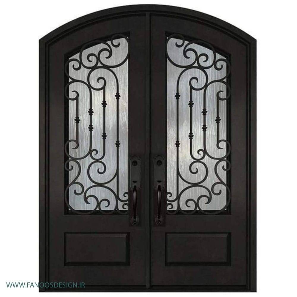 درب فرفروژه فلزی لابی کد 2151