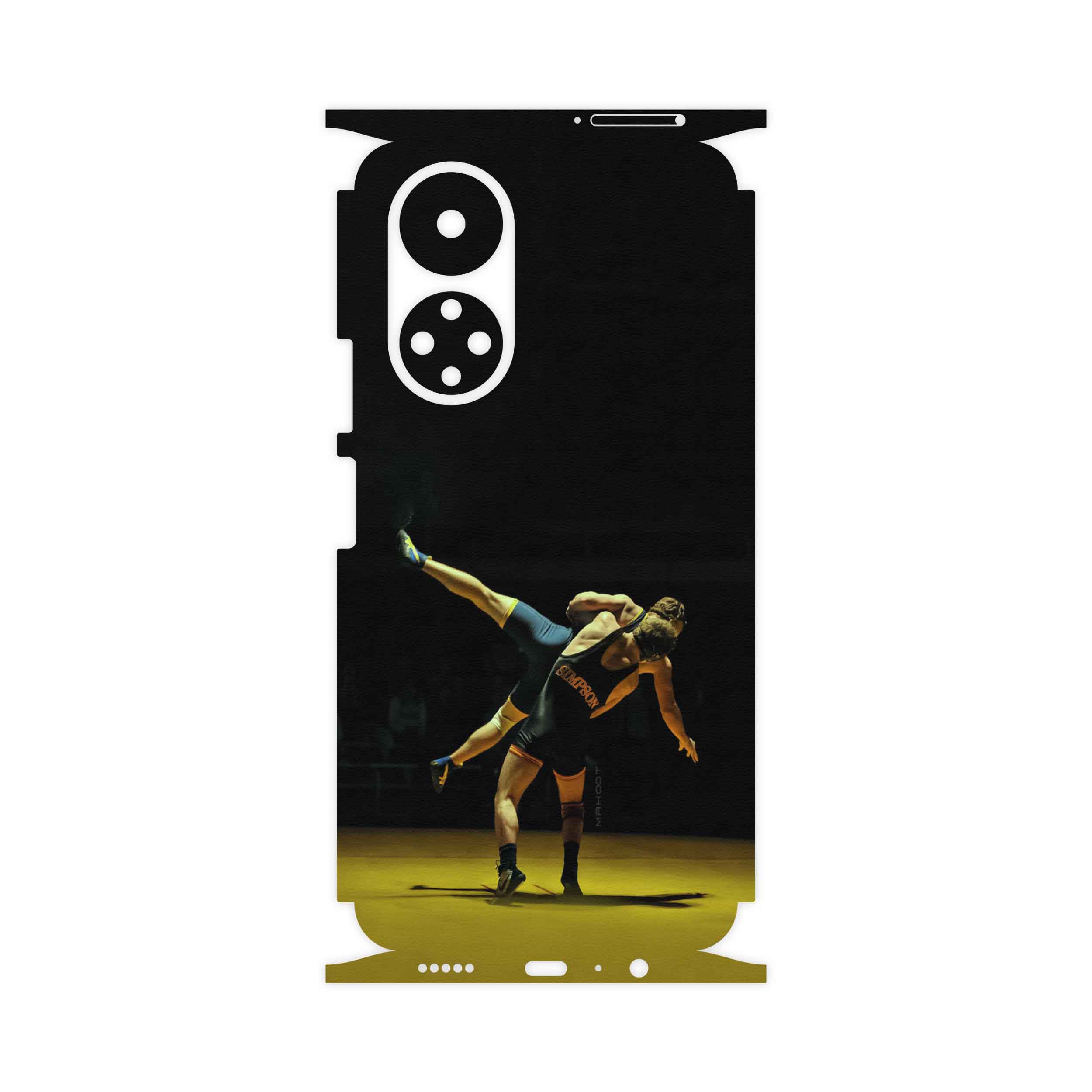 برچسب پوششی ماهوت مدل Wrestling-FullSkin مناسب برای گوشی موبایل آنر X7