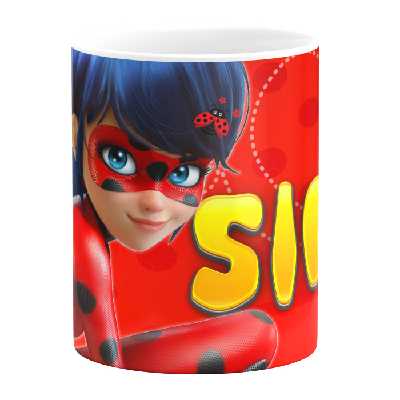 ماگ طرح دختر کفشدوزکی مدل سیمین