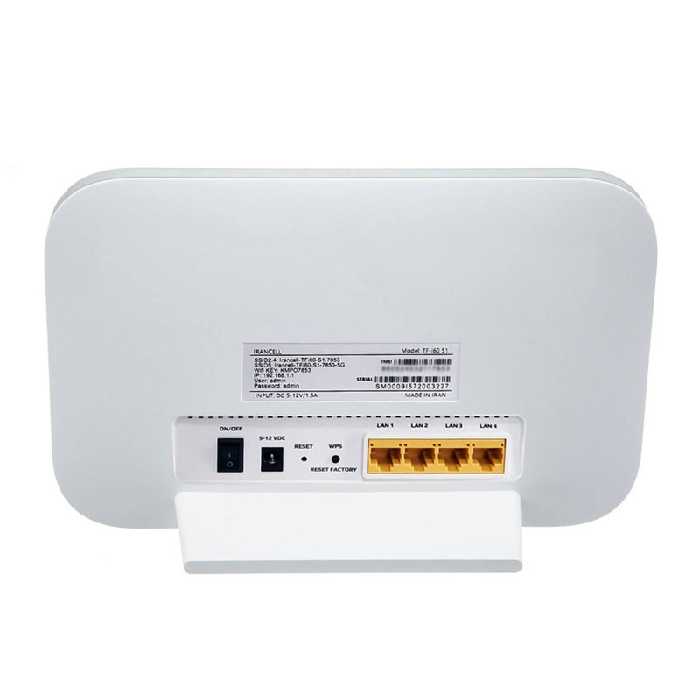  مودم 4G LTE تک نت مدل TF-i60 S1به همراه 500گیگ اینترنت یکساله