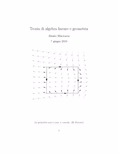 خرید و دانلود نسخه کامل کتاب Teoria di Geometria ed algebra lineare