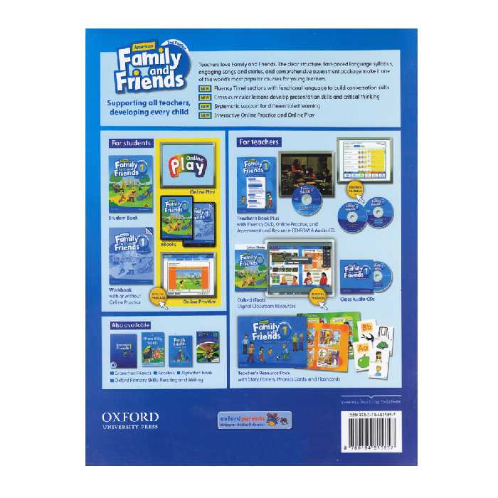 کتاب Family And Friends 1 اثر جمعی از نویسندگان انتشارات آرماندیس پنج جلدی