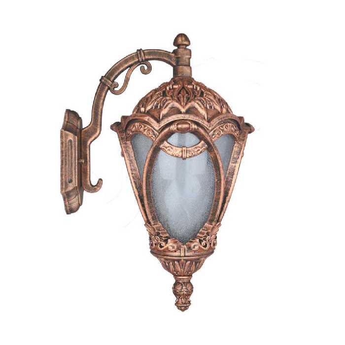 چراغ دیواری حیاطی و پارکی تکشیدفام مدل مهرگان کد 8701-15