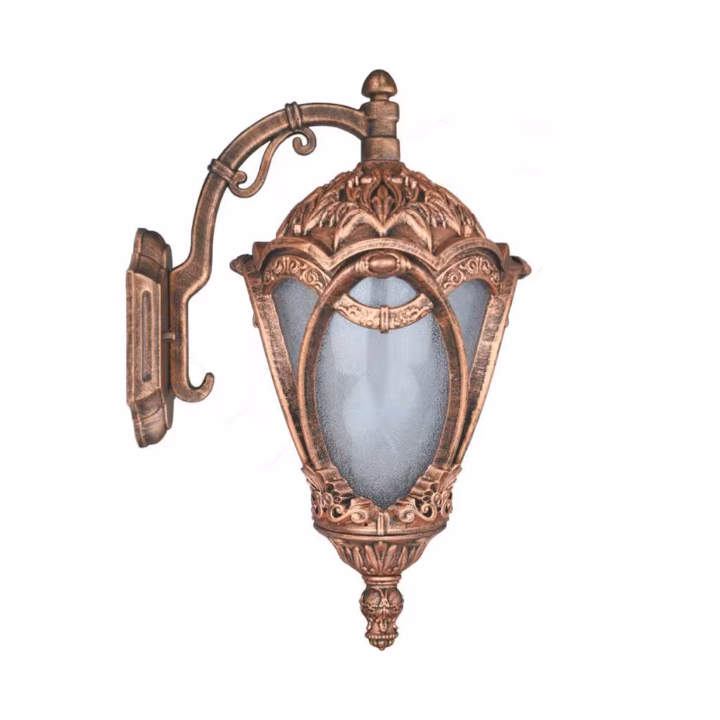 چراغ دیواری حیاطی و پارکی تکشیدفام مدل مهرگان کد 8701-15