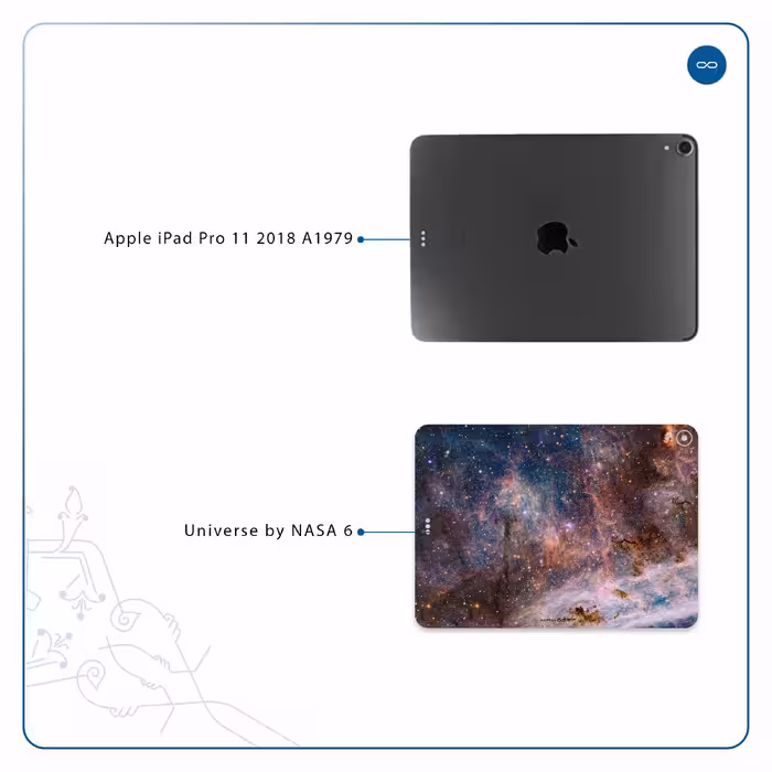 برچسب پوششی ماهوت مدل Universe-by-NASA-6 مناسب برای تبلت اپل iPad Pro 11 2018 A1979