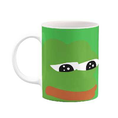 ماگ طرح Pepe the frog استیکر مدل mgp12566