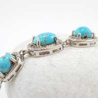 دستبند لاکچری فیروزه نیشابورکد Y 3427