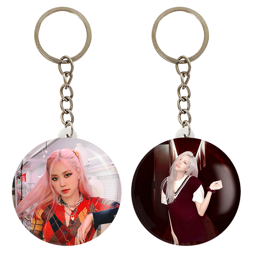 جاکلیدی خندالو مدل رزی بلک پینک کد 36663667 مجموعه 2 عددی