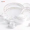 سرویس غذاخوری 102 پارچه چینی زرین ایران سری ایتالیا اف مدل Roma درجه یک