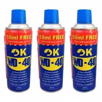اسپری روان کننده اوکی مدل WD-40 حجم 450 میلی لیتر بسته 3 عددی