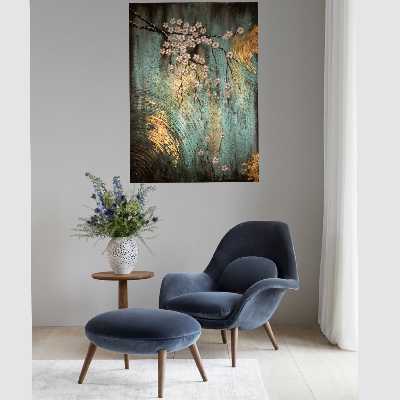 تابلو نقاشی اکریلیک طرح برکه 